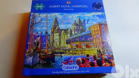 Gibsons , Albert dock Liverpool puzzle 1000pcs made in UK