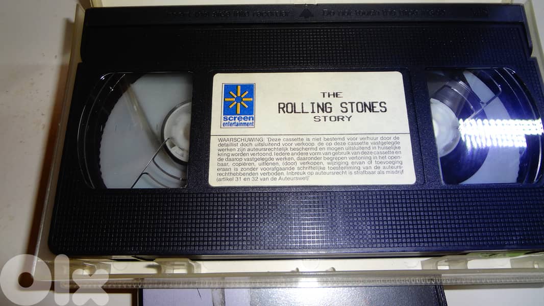 Two Rolling stones original VHS cassettes 3