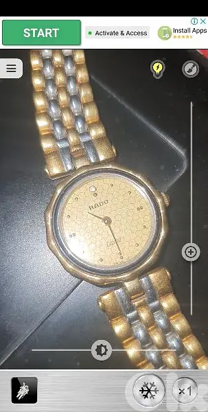 Rado sapphir crystal Swiss made water resistant
