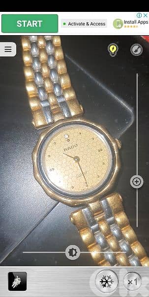 Rado sapphir crystal Swiss made water resistant 0