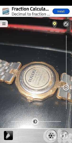 Rado sapphir crystal Swiss made water resistant 1