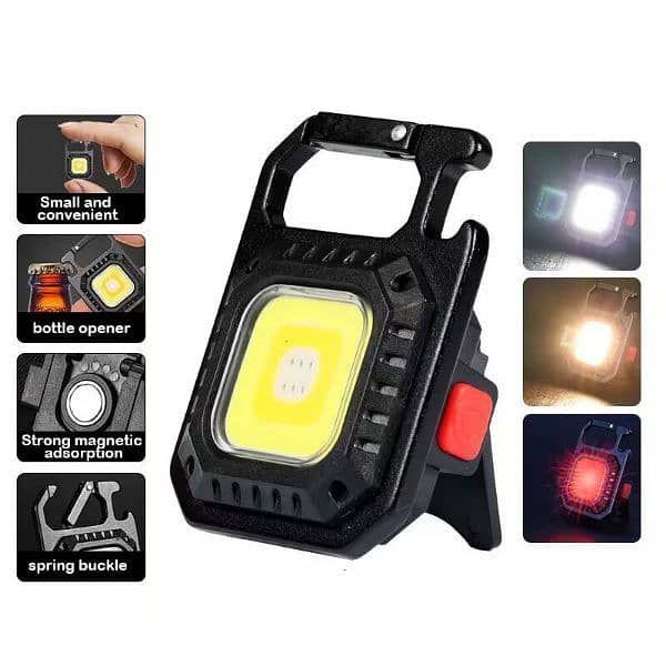 Portable High Power/Quality COB Rechargeable Led Light Cold/Warm/Red 2