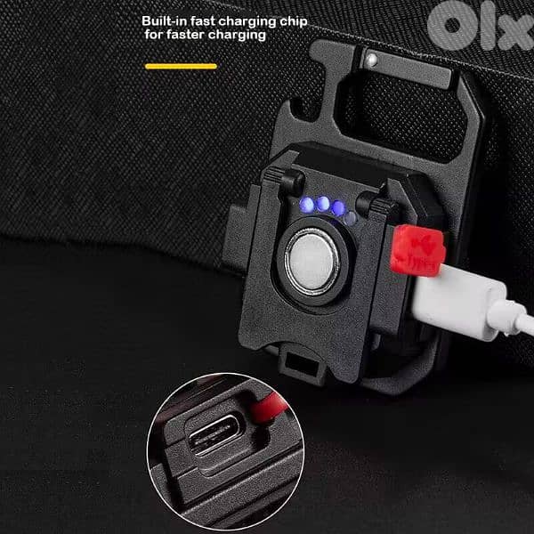 Portable High Power/Quality COB Rechargeable Led Light Cold/Warm/Red 3