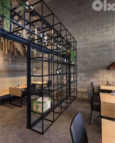 Open space office with garden corporate high standard building