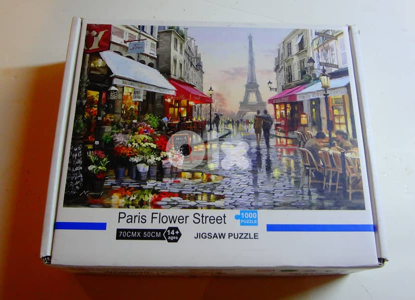Paris flower street puzzle 1000 pcs 70*50cm 0