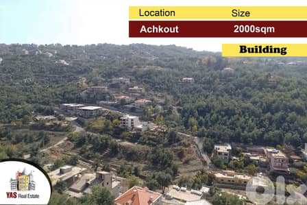 Achkout 2000m2 | Building for Sale | Panoramic View | Core & Shell |MY Achkout 2000m2 | Building for Sale | Panoramic View | Core & Shell |MY