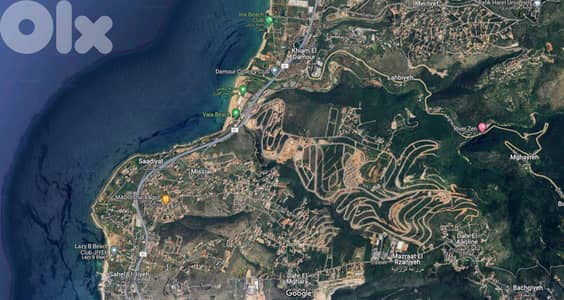 A 142,599 m2 land for sale in Damour - أرض للبيع في الدامور
