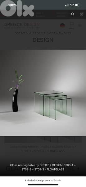 like new 3 tables set glass original super clean 0