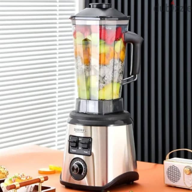 Bardefu 3-in-1 Power Blender – 15-Speeds with Grinder & Chopper 1
