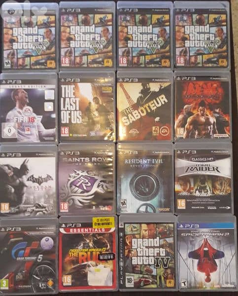 Ps3 used cd original games for sale 1