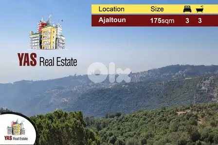 Ajaltoun 175m2 | Private Street | View | Super Luxurious | Catch | MY