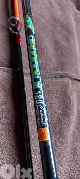 new fishing rod 1.80 cm crocodile 0