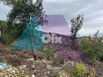 950m2 land+open view for sale in Aanaya/Jbeil - أرض للبيع في عناية