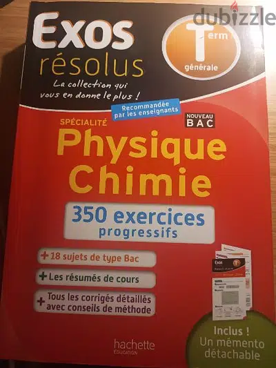 annale physique/chimie bac francais terminale