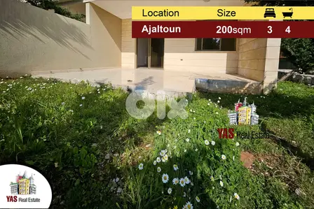 Ajaltoun 200m2 | 100m2 Garden | Mountain View | Prime Location | TO |
