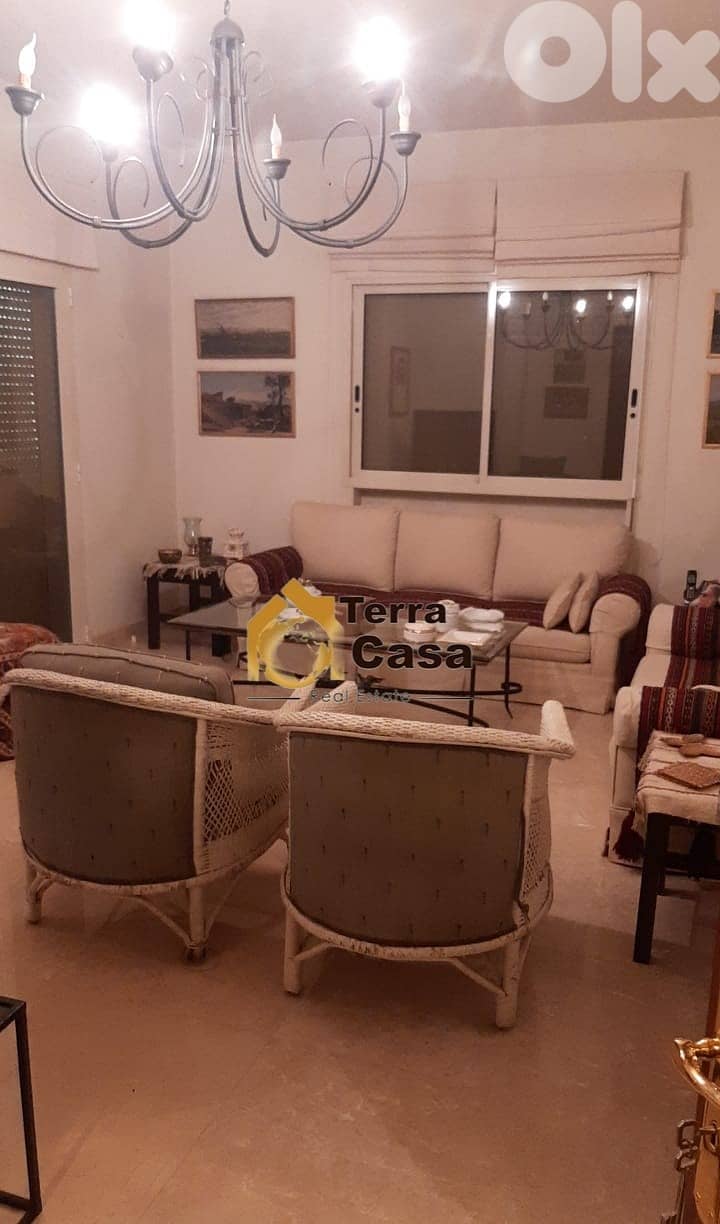 zahle haouch el omara apartment, 100 sqm garden prime location Rf#6037 2