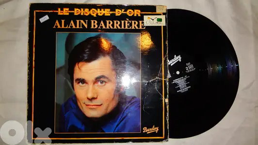 Alain Barriere disque d or vinyl