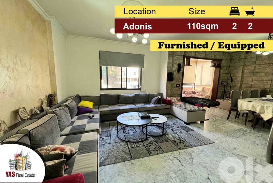 Adonis 110m2 | Furnished & Equipped | Renovated | Partial View | IV | 0