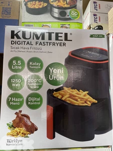 Kumtel Airfryer 5.5L , 8.5L 1
