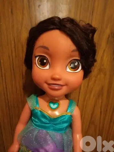 Princess JASMINE ANIMATOR ALADDIN Disney As new Toy +her Own Wear=22$