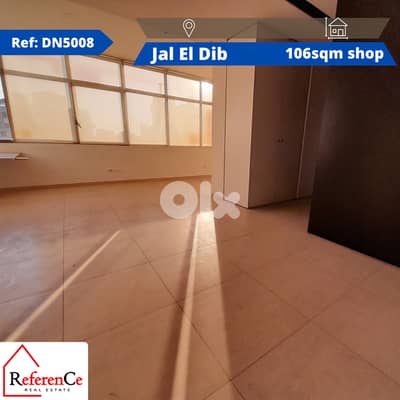 Prime shop/office in jal el dib محل/مكتب رئيسي في جل الديب