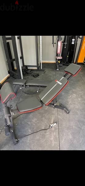 All you need for home workout bench adjustable new with legs & biceps 3