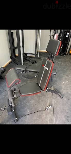 All you need for home workout bench adjustable new with legs & biceps 5