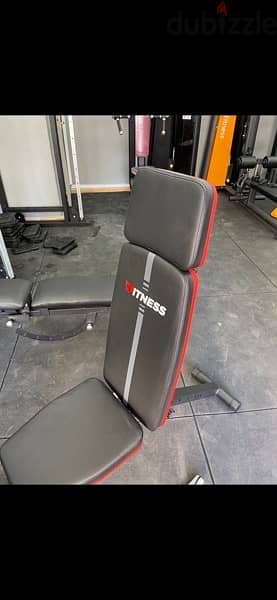 All you need for home workout bench adjustable new with legs & biceps 6