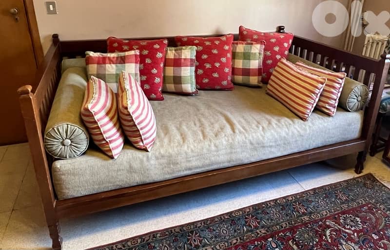 Sofa bed (Divan-lit) wood 2