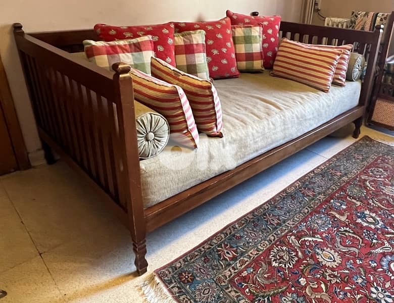 Sofa bed (Divan-lit) wood 3