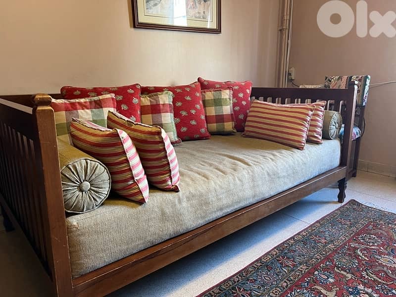 Sofa bed (Divan-lit) wood 5
