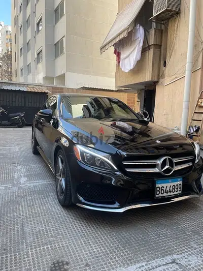 C 300 4 matic full amg look / black on black