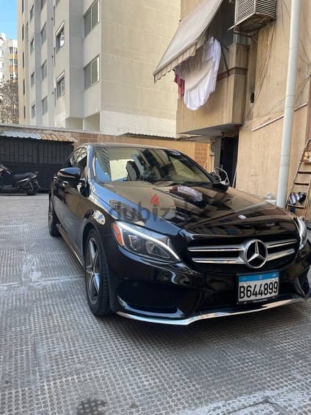 C 300 4 matic full amg look / black on black 0