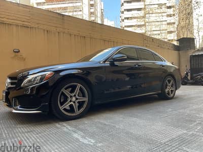 C 300 4 matic full amg look / black on black