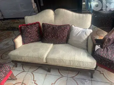 طقم كنبايات خشب زان انكليزي