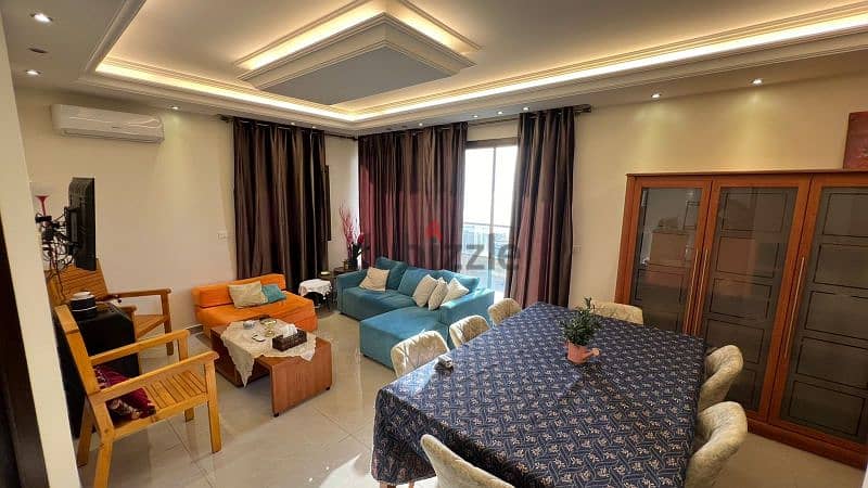 Tabarja Kfaryasin 120m 2 bed furniched delux + Panoramic sea view 0