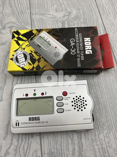 korg Ga-30 guitar/ base tuner ga-30 inbox rarely used read description