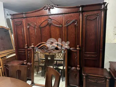 أوضة نوم خشب زان ولاتي كلا ملبسة قشرة زان