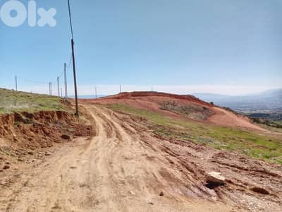 zahle ain el hajal 1200 sqm land for sale open view Ref#6047