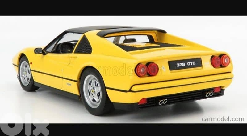 Ferrari 328 GTS diecast car model 1;18 3