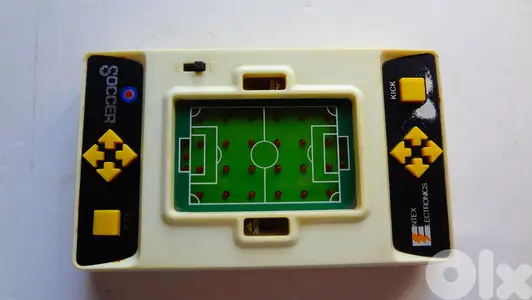 Soccer vintage 1979 handled toy by Entex Industries