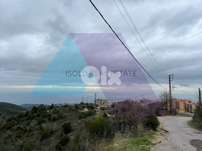 800 m2 land + open view for sale in Ras osta - أرض راس اسطة جبيل