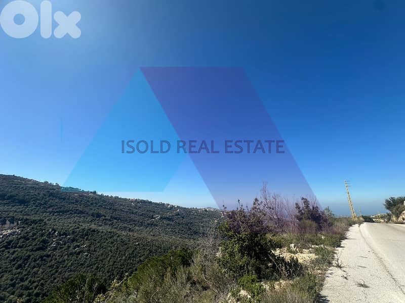 4000m2 land+open view for sale in Bchaaleh/Batroun 2