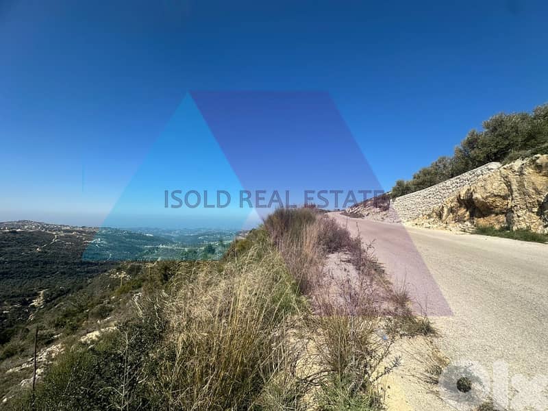 4000m2 land+open view for sale in Bchaaleh/Batroun 3
