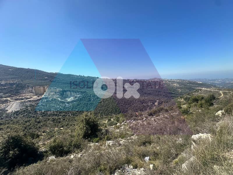 4000m2 land+open view for sale in Bchaaleh/Batroun 4