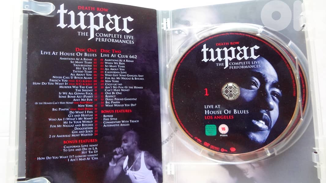 Tupac the complete live performances double original dvds 2