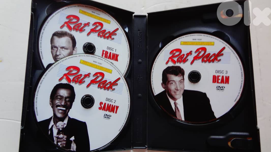 Rat pack Frank Sammy Dean 3 original dvds box 1