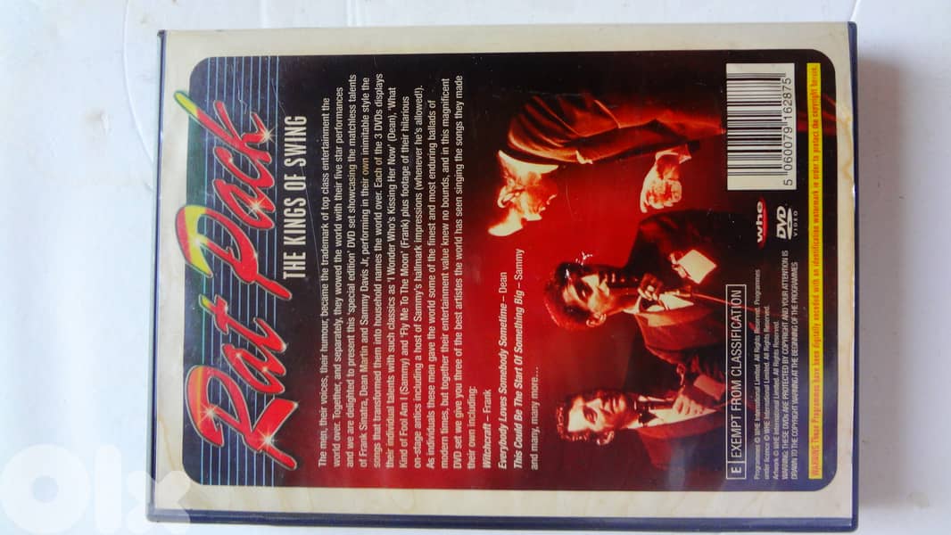 Rat pack Frank Sammy Dean 3 original dvds box 2