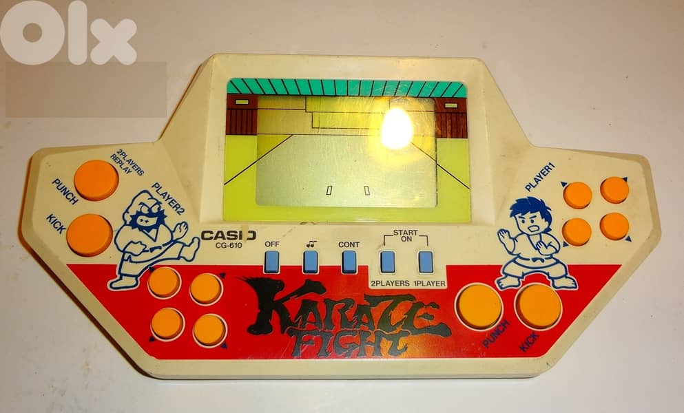 Vintage Casio Karate fight handled game 0