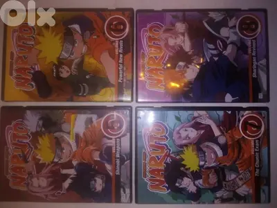 Naruto original dvds from 1 to 8